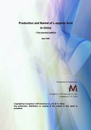 Aspartic Acid Production & Market in China