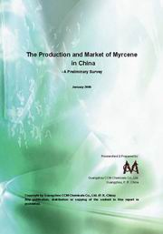 The Production and Market of Myrcene in China