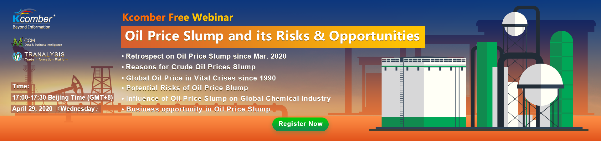 Oil Price Slump and its Risks & Opportunities
